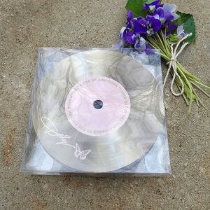 DOLLY PARTON Coasters Set 4 Gold Vinyl Records Butterfly "9-5" Limited Edition